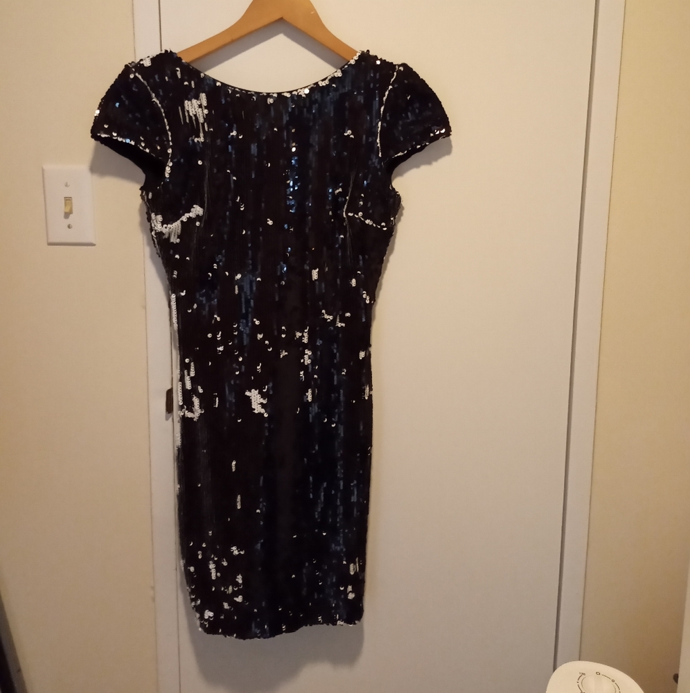 Dress the Population Sequin Sheath Dress Size S NWOT